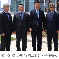 2019.05.31 전북 기업애로 청취. 익산하림공장