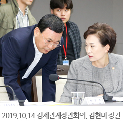 2019.10.14 경제관계장관회의, 김현미 국토부장관