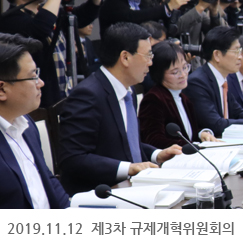 2019.11.12 제3차 규제개혁위원회의. 정부세종청사